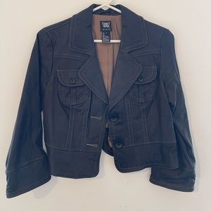 NWOT, never worn Worth genuine leather jacket